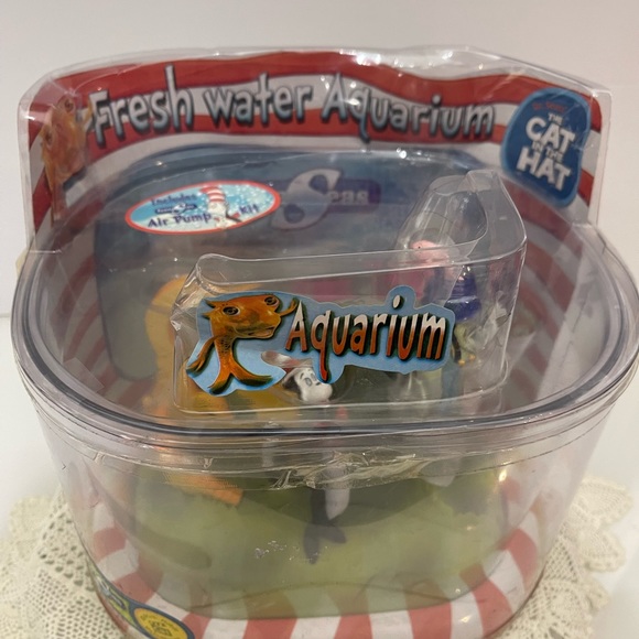 Dr. Seuss Fantaseas Aquarium, Fresh Water, Cat In The Hat, Rare - Picture 3 of 11